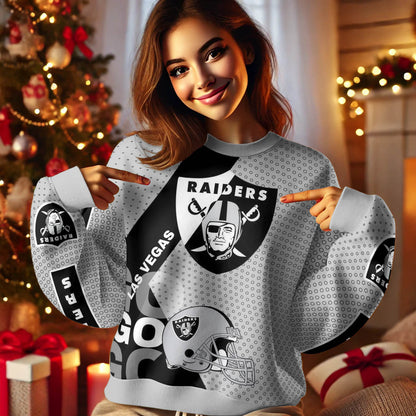 A Best Gift For Fan, Custom Football Teams Ugly Sweater _ 411MCTLUS020