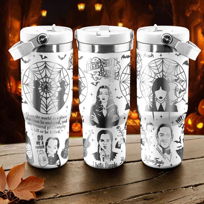 Wednesday Addams IceFlow 40oz Tumbler - 409TTTLTB004