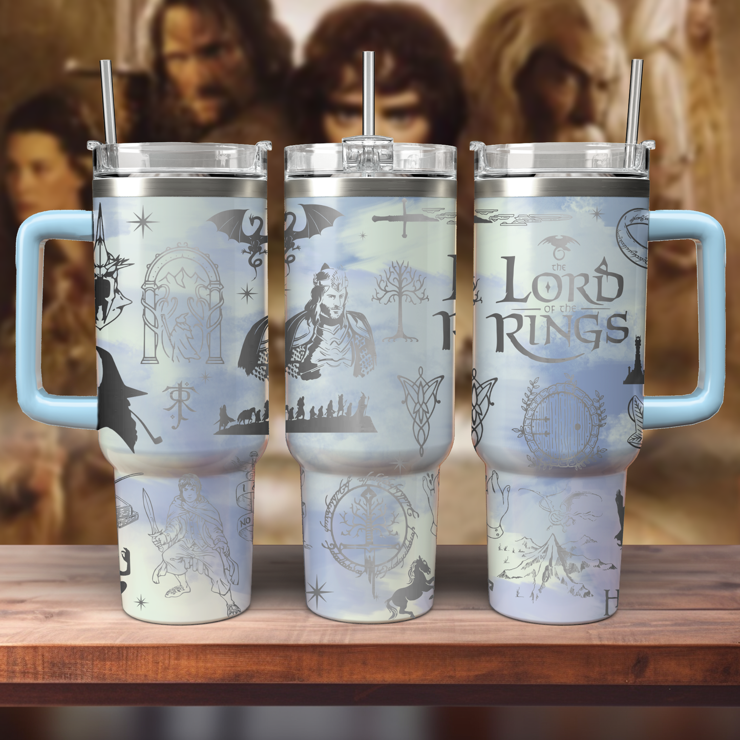 Lord of the Rings TLA15 - Engraved 40oz Tumbler