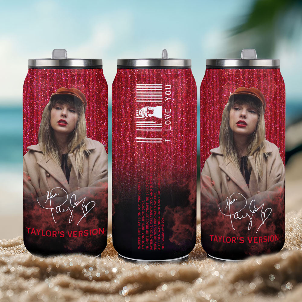 Best Gift For TS Fan Red Album, Custom Can Tumbler 17oz - 412MCTLCT004