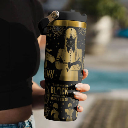 Wednesday Addams IceFlow 40oz Tumbler - 409TTTLTB010