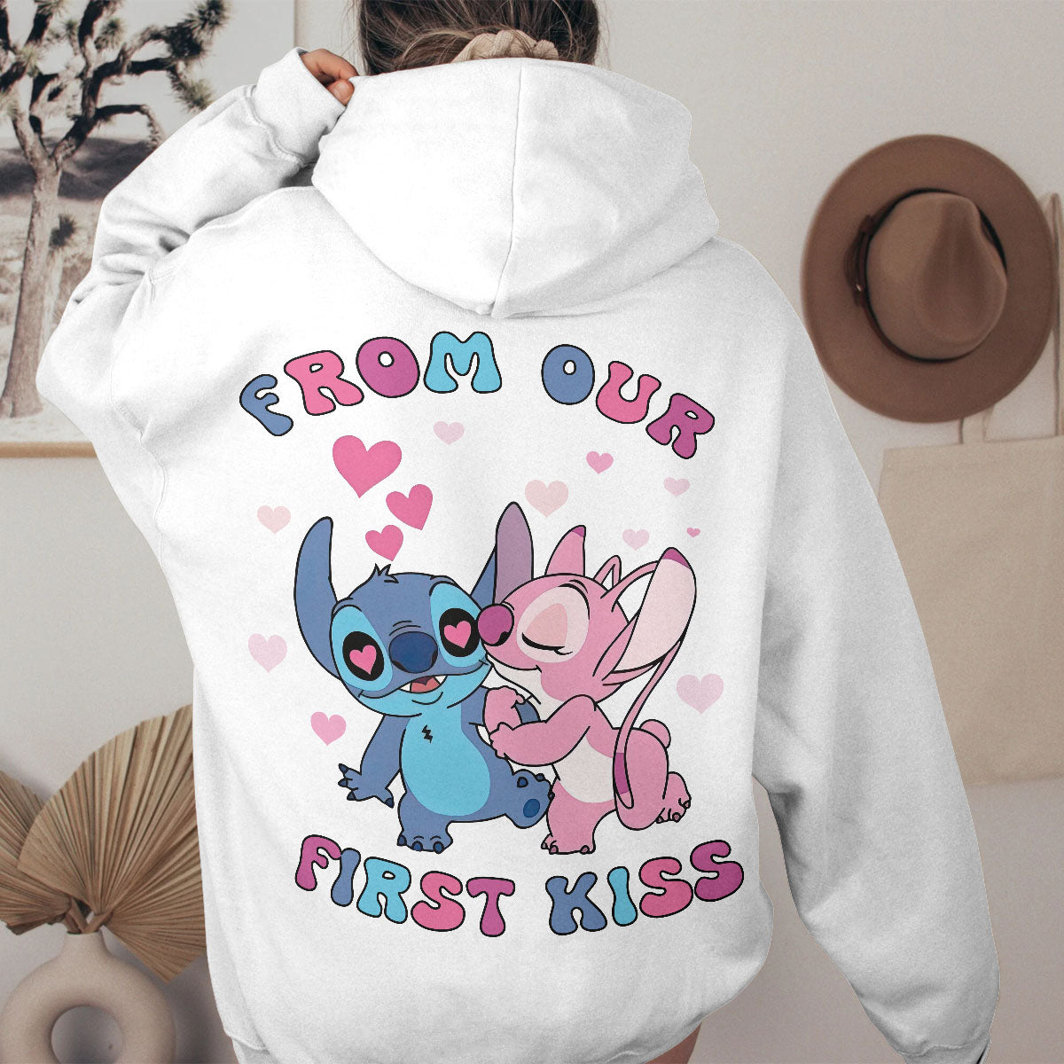 Best Gift For Couple Custom Printed Fleece Hoodie - 412MCTLFH010