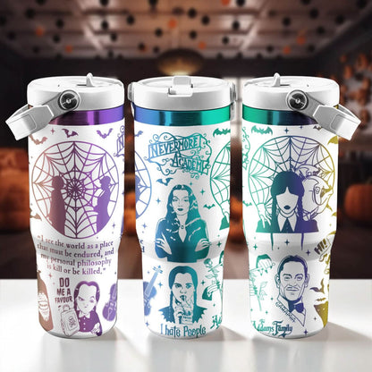 Wednesday Addams IceFlow 40oz Tumbler - 409TTTLTB004