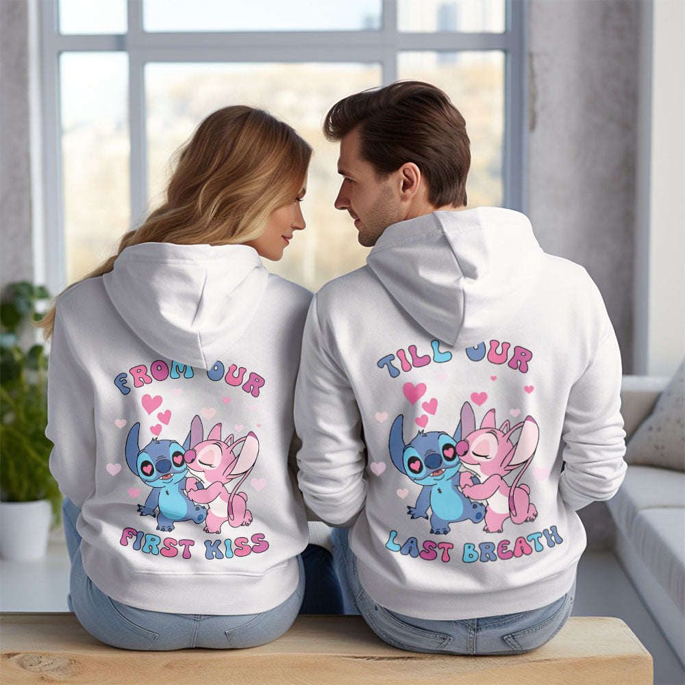 Best Gift For Couple Custom Printed Fleece Hoodie - 412MCTLFH010