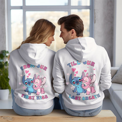 Best Gift For Couple Custom Printed Fleece Hoodie - 412MCTLFH010