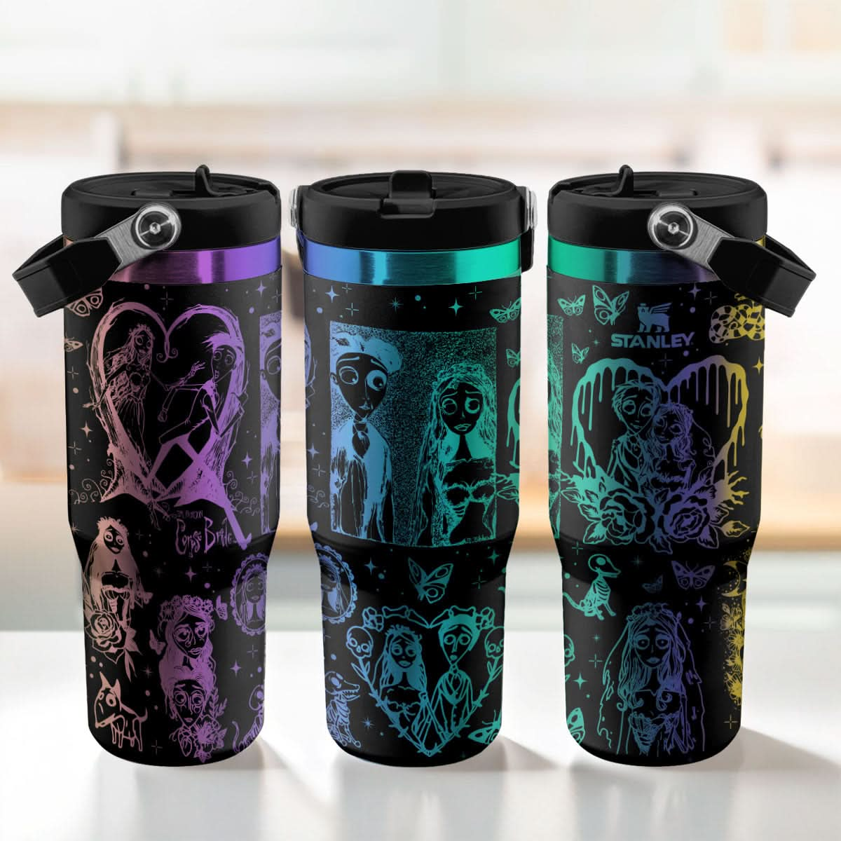 Couple Corpse Bride Halloween IceFlow 40oz Tumbler - 409HLTLTB162