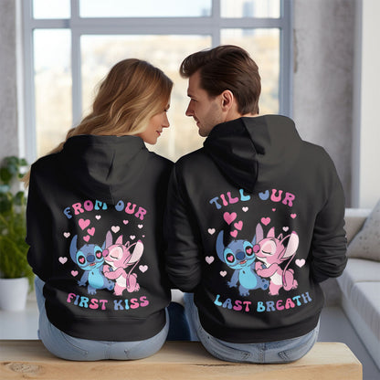 Best Gift For Couple Custom Printed Fleece Hoodie - 412MCTLFH010