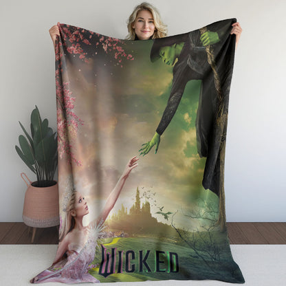 Wicked, Great for Fans of Wicked Blanket - 412HLTLBL024