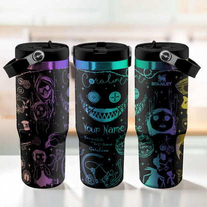 Custom Coraline Movies IceFlow 40oz Tumbler - 410HLTLTB003