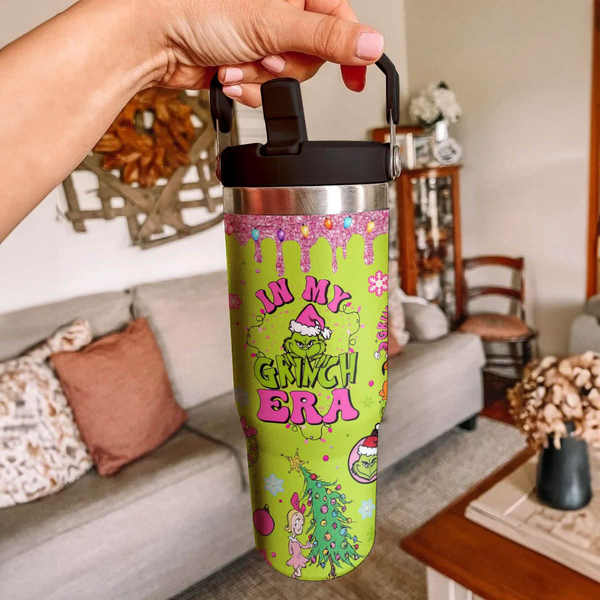 Grinch IceFlow 40oz Tumbler - 410TTTLTB009