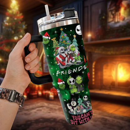 Custom Couple Grinch Nightmare, Gift For Christmas 40oz Tumbler - 410QATLTB034