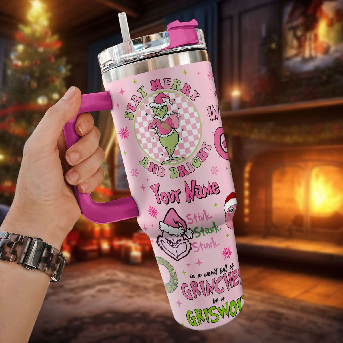 Custom Grinch Movie 40oz Tumbler - 409TTTLTB015