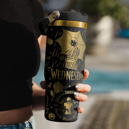 Wednesday Addams IceFlow 40oz Custom Tumbler - 409HLTLTB182