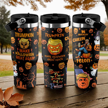 Trumpkin Make Halloween Great Again IceFlow 40oz Tumbler - 409VTTLTB015