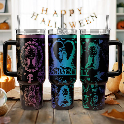 Couple Corpse Bride 40oz Custom Tumbler - 409VTTLTB048