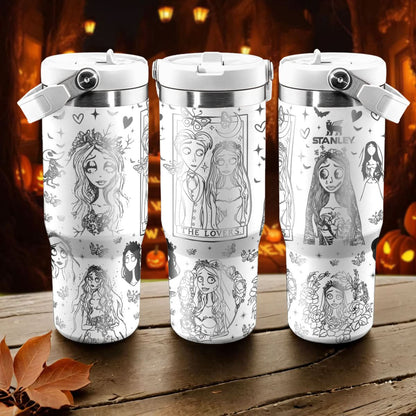 Corpse Bride IceFlow 40oz Tumbler - 409VTTLTB052