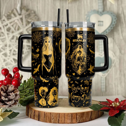 Custom Corpse Bride 40oz Tumbler - 409VTTLTB051