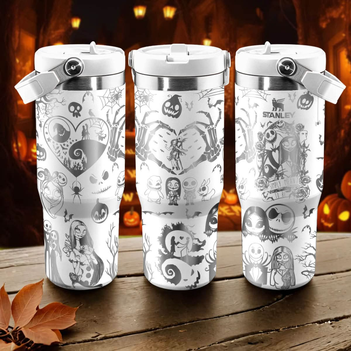 Jack Skellington & Sally IceFlow 40oz Tumbler - 408VTTLTB035