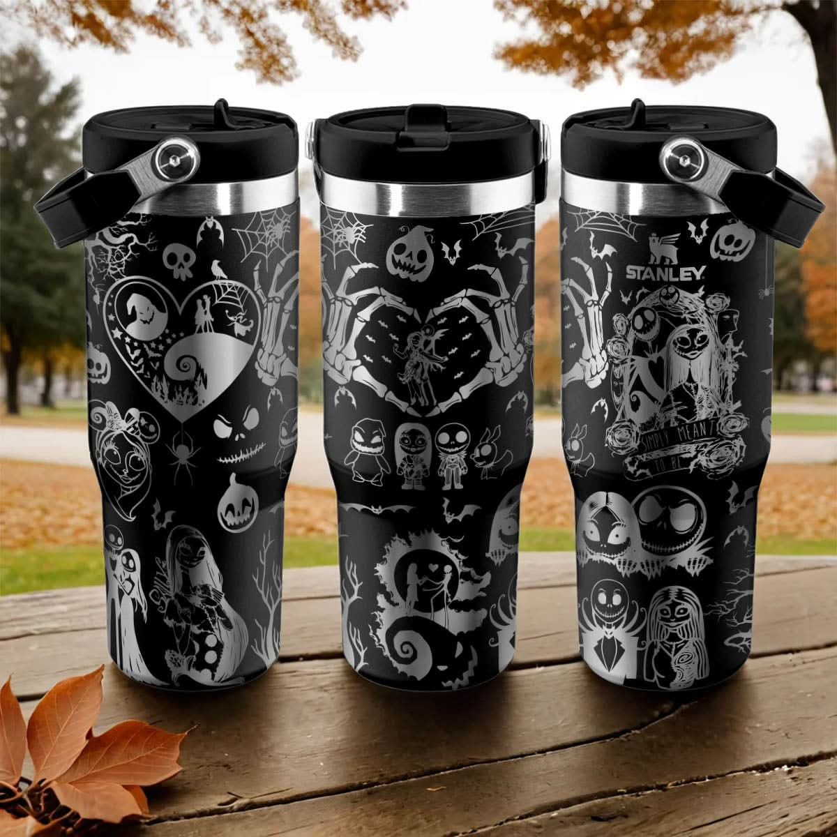 Jack Skellington & Sally IceFlow 40oz Tumbler - 408VTTLTB035