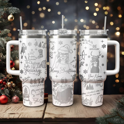 Custom Christmas TS, Gift 40oz Tumbler - 410QA-TB056