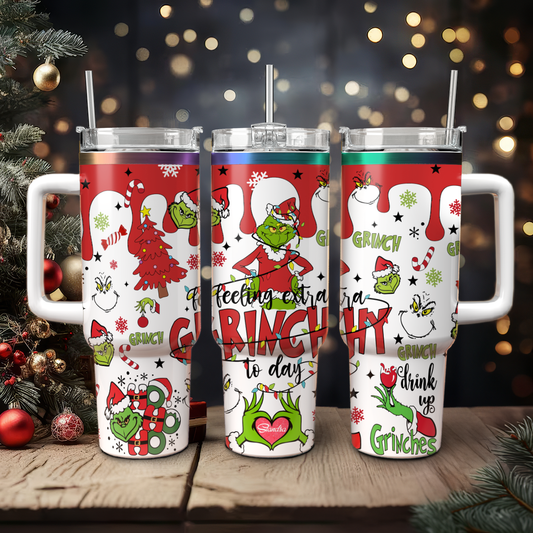 Custom Grinch Movie 40oz Tumbler - 410QA-TB007