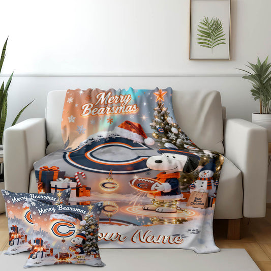 CHI x SNP | Premium Christmas Fleece Blanket & Throw Pillow