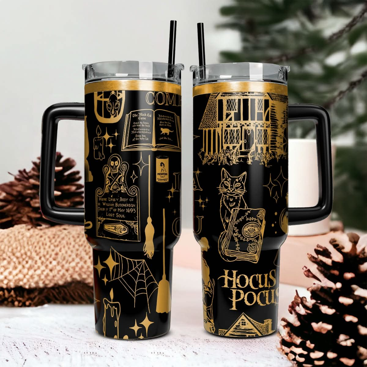 Cute Hocus Pocus Sisters 40oz Tumbler - 409VTTLTB017