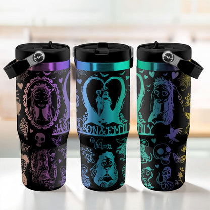 Couple Corpse Bride IceFlow 40oz Custom Tumbler - 409VTTLTB048