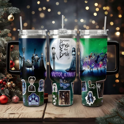 Custom Corpse Bride 40oz Tumbler - 409VTTLTB055