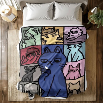 Karma is a cat Taylor Swift Blanket - 408VTTLBL009