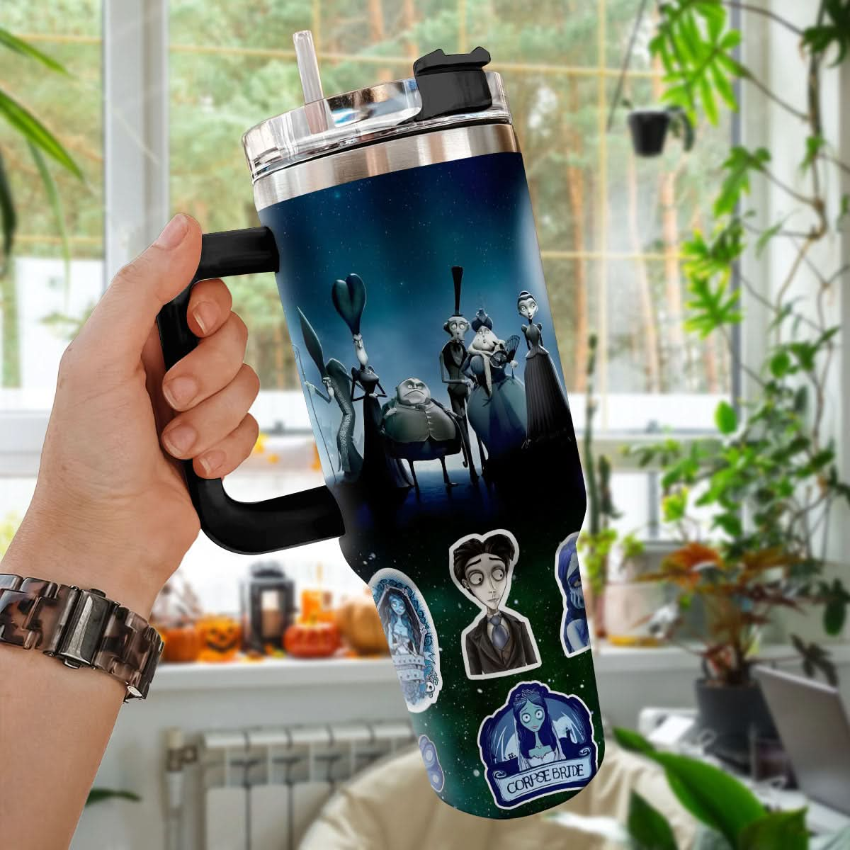 Custom Corpse Bride 40oz Tumbler - 409VTTLTB055