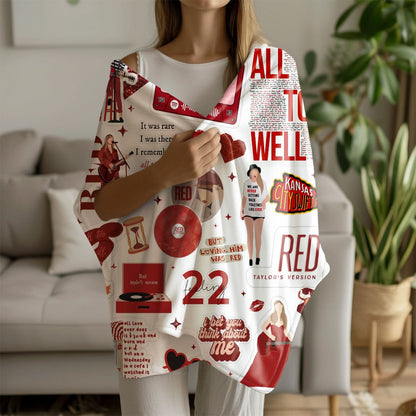 RED Taylor Album Blanket - 408VTTLBL004