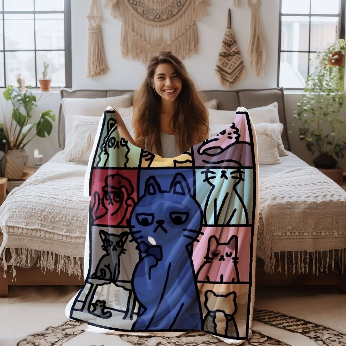 Karma is a cat Taylor Swift Blanket - 408VTTLBL009