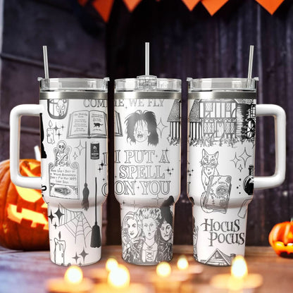 Cute Hocus Pocus Sisters 40oz Tumbler - 409VTTLTB017