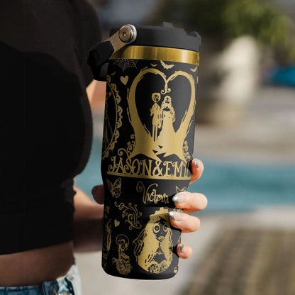 Couple Corpse Bride IceFlow 40oz Custom Tumbler - 409VTTLTB048