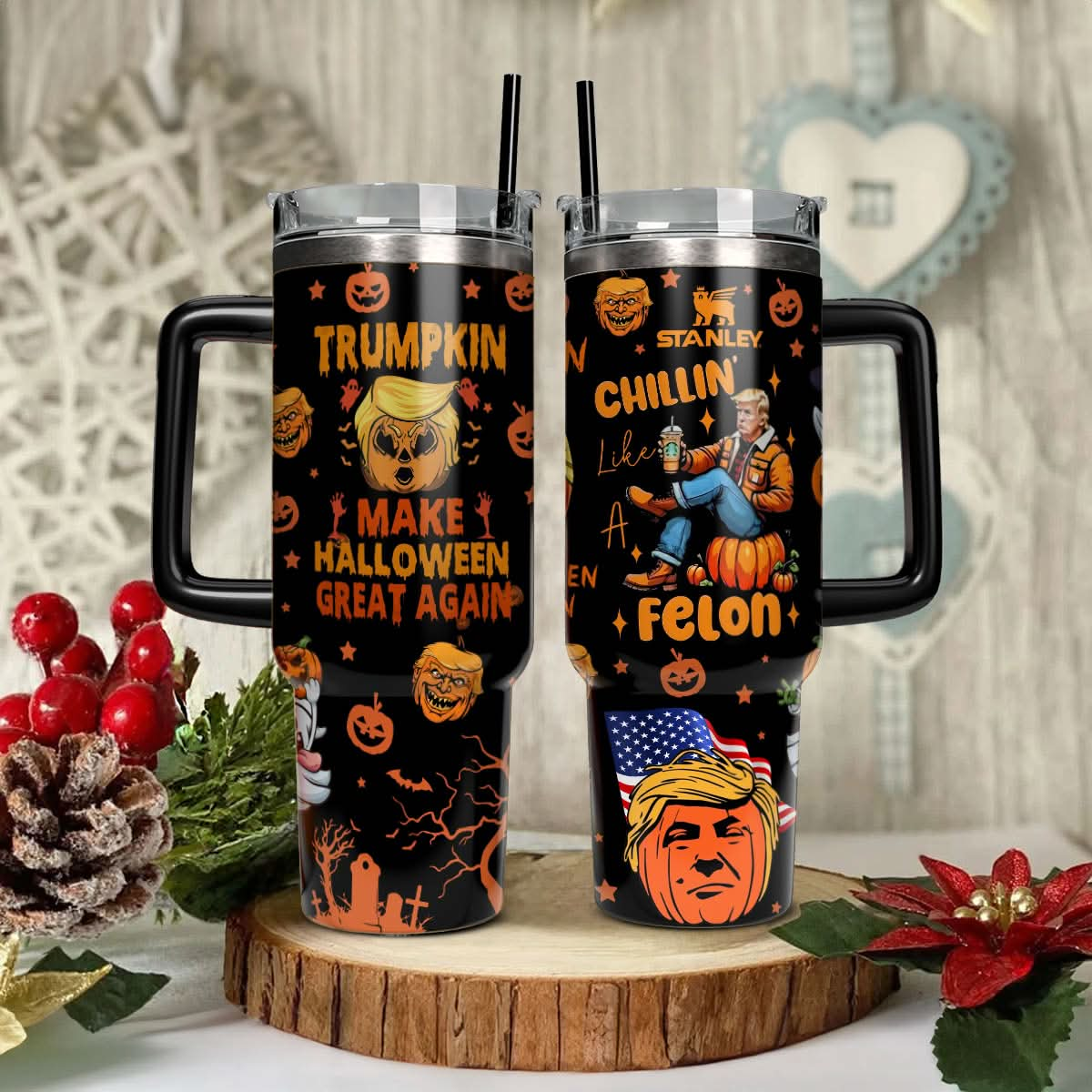 Trumpkin Make Halloween Great Again 40oz Tumbler - 409VTTLTB015