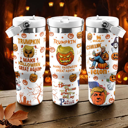 Trumpkin Make Halloween Great Again IceFlow 40oz Tumbler - 409VTTLTB015