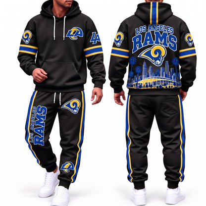 LAR Streetwear Hoodie Pants Set - Printed V2