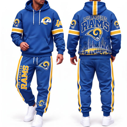 LAR Streetwear Hoodie Pants Set - Printed V2