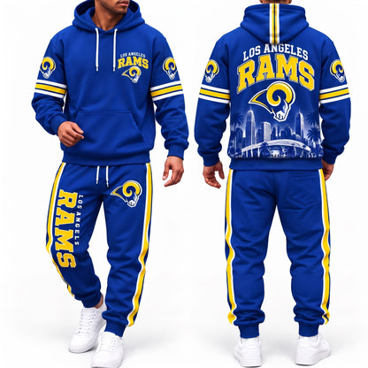 LAR Streetwear Hoodie Pants Set - Printed V1