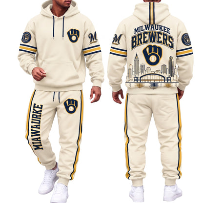 MIL Streetwear Hoodie Pants Set - Printed