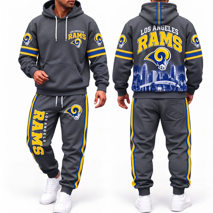 LAR Streetwear Hoodie Pants Set - Printed V1