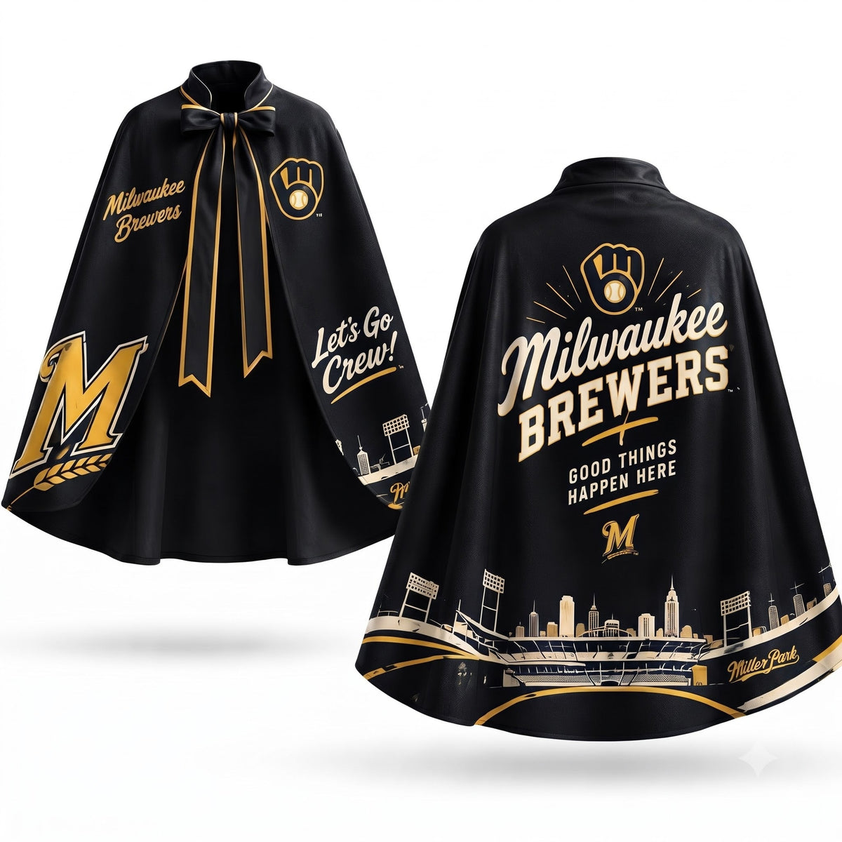 MIL Supporter Edition Strap Shawl Cape – Printed V2