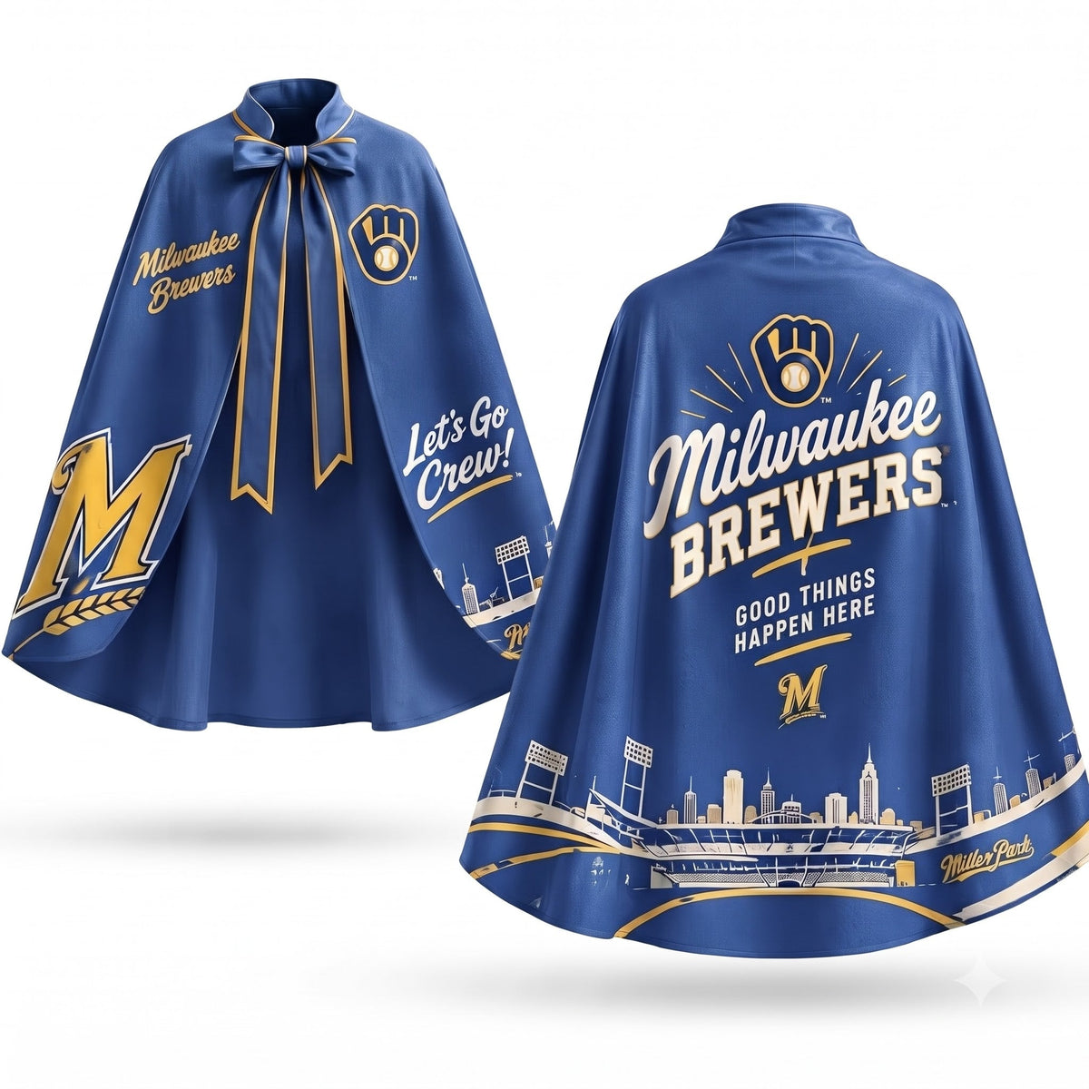 MIL Supporter Edition Strap Shawl Cape – Printed V2