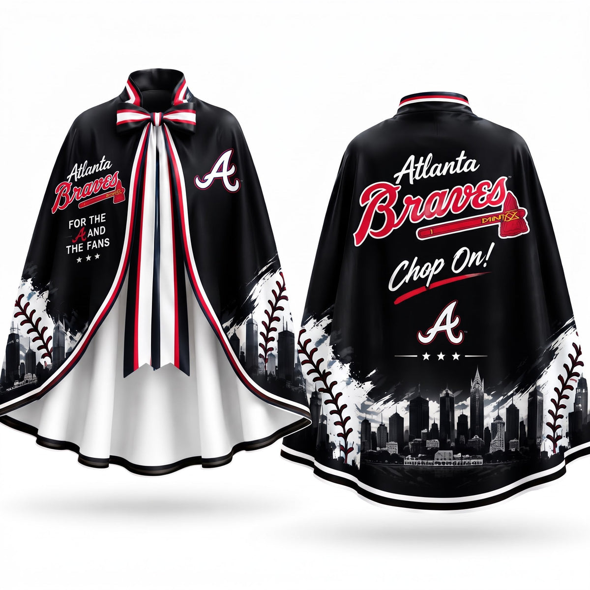ATL Supporter Edition Strap Shawl Cape – Printed V4