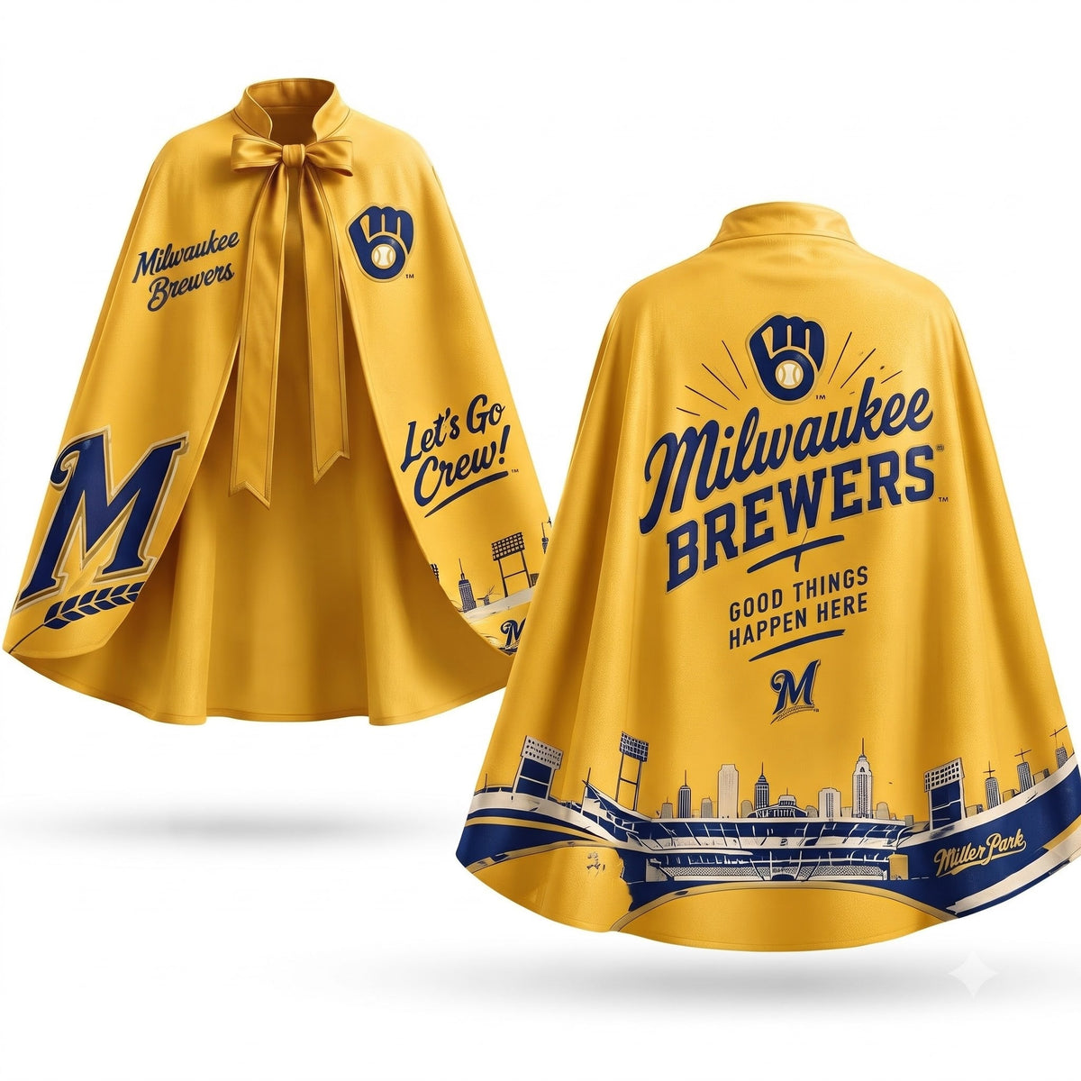 MIL Supporter Edition Strap Shawl Cape – Printed V2