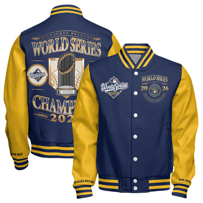 MIL 2026 WS Champions Limited Edition Varsity Jacket - Printed
