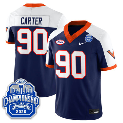 Virginia Football ACC Championship Vapor Limited Jersey - All Stitched