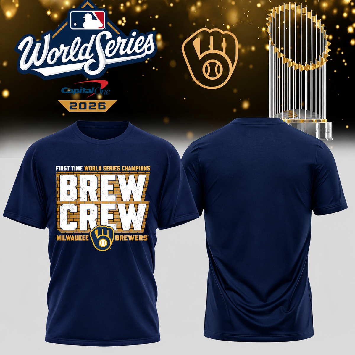 MIL World Series Champions One Side T-Shirt - Printed V28
