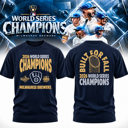 MIL World Series Champions Two Sides T-Shirt - Printed V17